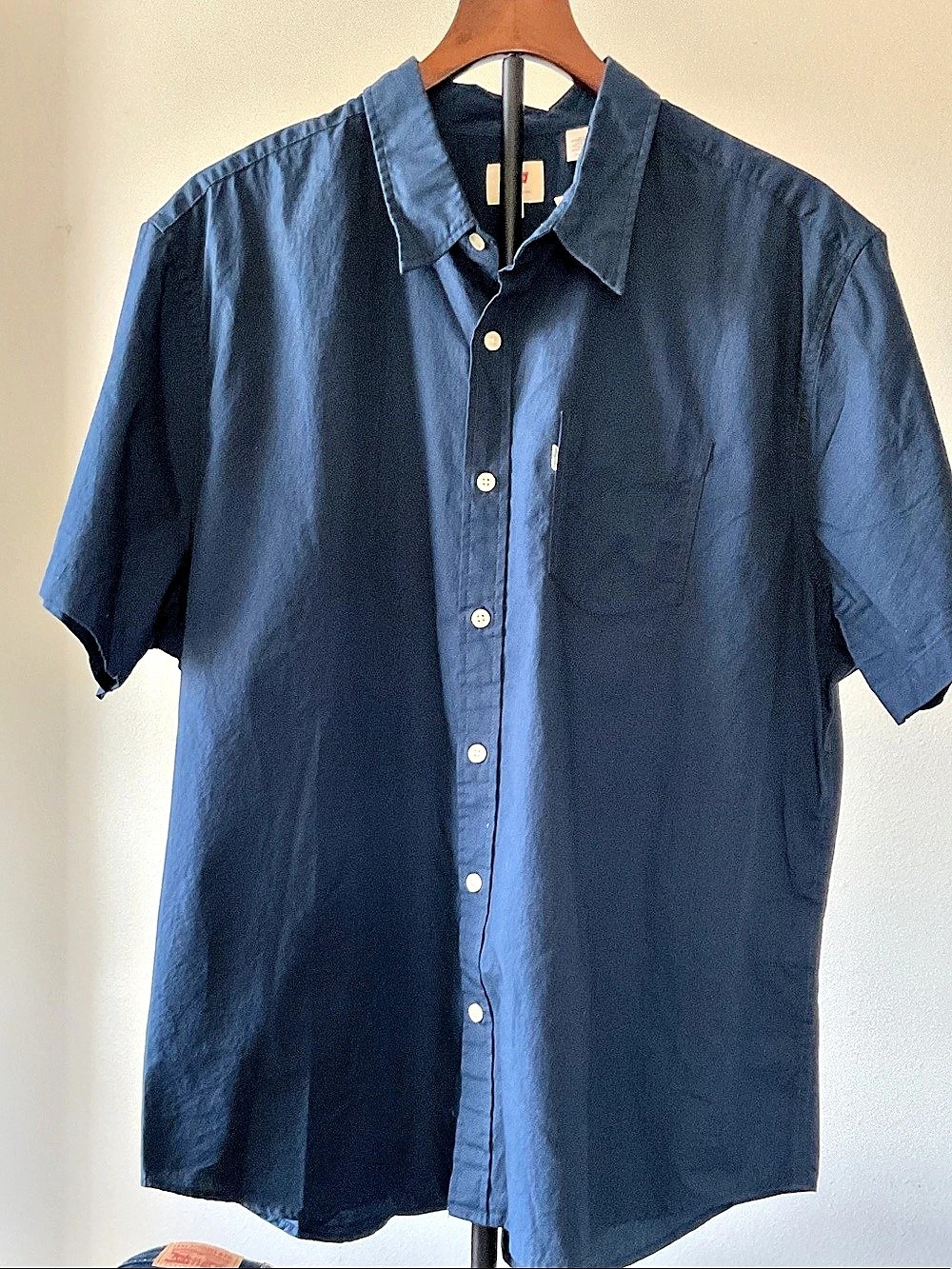 Levi's Short Sleeve Sunset Pocket Shirt Blue XXL